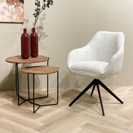 Thomas draaibare armstoel - stof