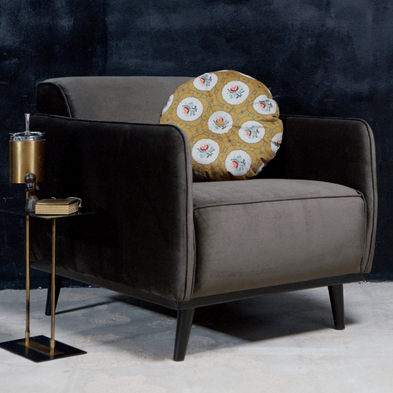 Fauteuil Statement Met Arm Fluweel
