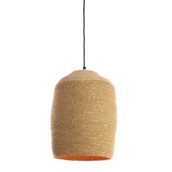 Bolsena hanglamp Ø36x48 cm - zeegras naturel+crème