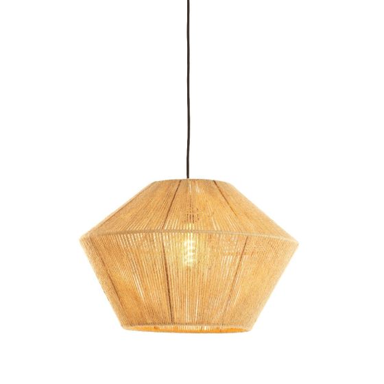 Fugia hanglamp Ø40x26,5 cm - jute lichtgroen