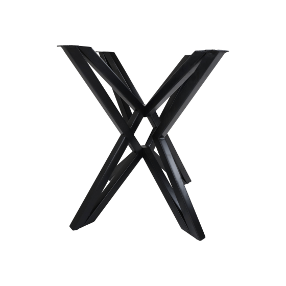 Topeka onderstel 3D 80x80x72 cm ijzer zwart van het woonmerk HSM Collection