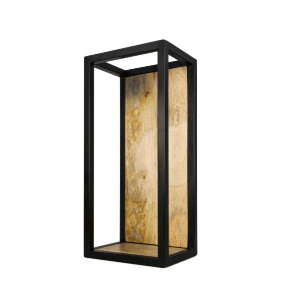 Levels wandbox 25x55 naturel/zwart van het woonmerk HSM Collection