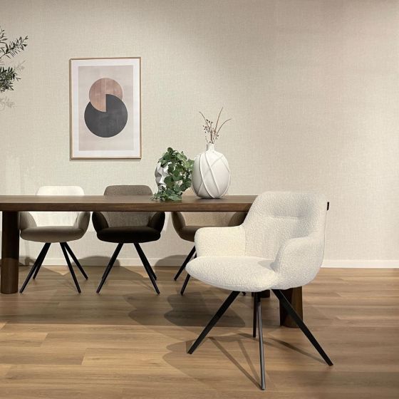 Doreen eetkamerstoel - boucle