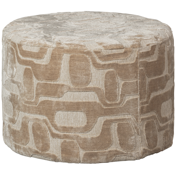 Yago poef viscose - naturel