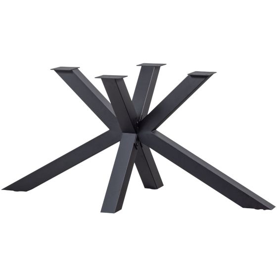 Tablo kruispoot metaal zwart