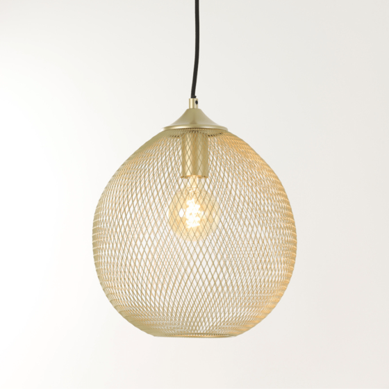 Moroc hanglamp Ø30x35 cm metaal goud van het woonmerk Light & Living