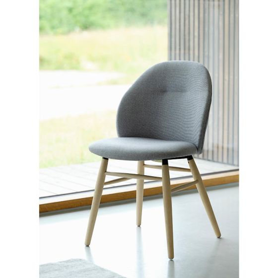 Dante eetkamerstoel - lichtgrijs