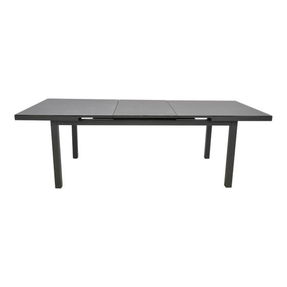 Uittrektafel Baleno nuance 180/240x100 cm - antraciet