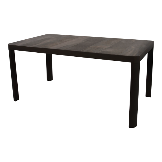 Tuintafel Castilla nuance 160x90 cm - antraciet