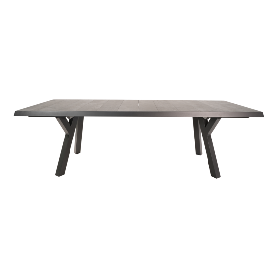 Tuintafel Castilla nuance 243x103 cm - antraciet