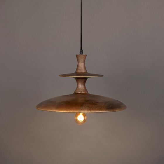 Cath hanglamp S - walnoot