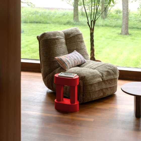 Magenta bijzettafel rood