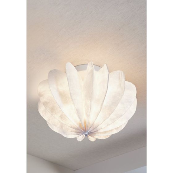 Dalia plafondlamp papier 28xø40 cm - wit