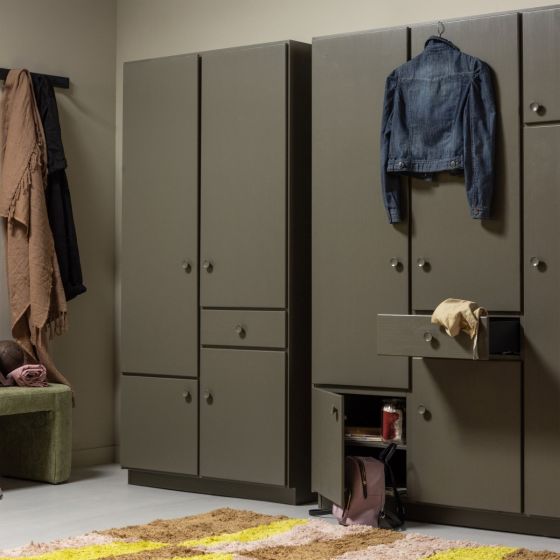 Alfie kledingkast 160 cm - grenen forest