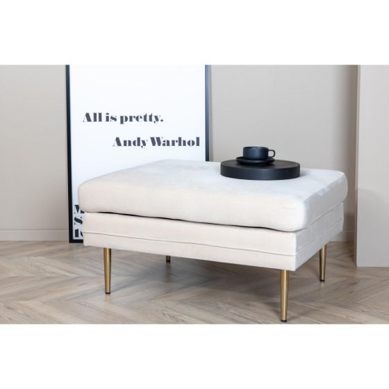 Tess hocker - velvet