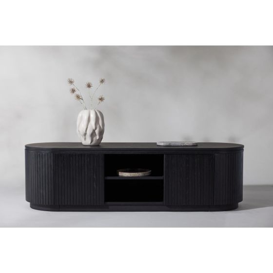 Siro tv-meubel - 160 cm - zwart