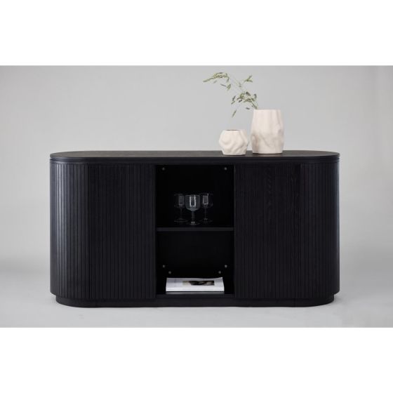 Siro dressoir - 160 cm - zwart