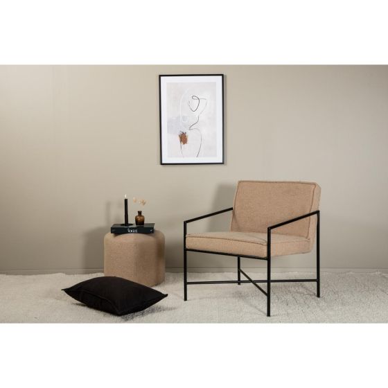 Nara fauteuil - teddy - beige