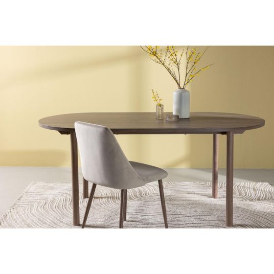 Rina deens ovale eettafel - 180 x 90 cm - naturel