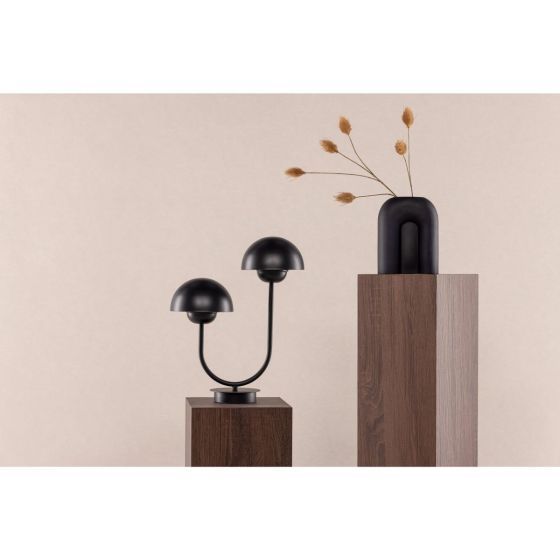 Ezra tafellamp - 2-lamps - zwart