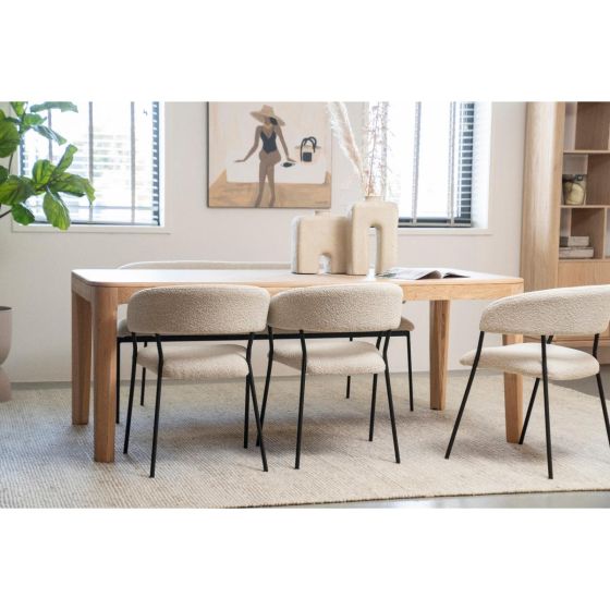 Eettafel Harvey - eikenhout - 200x100 cm