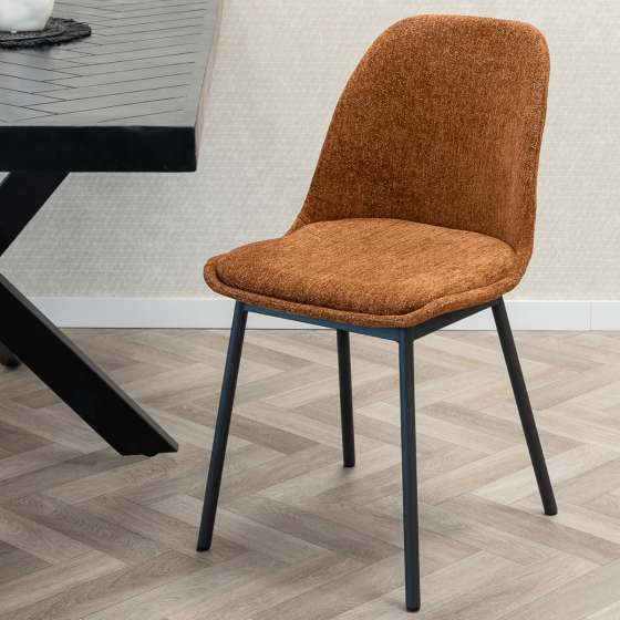 Lana eetkamerstoel stof van het woonmerk Kick Collection