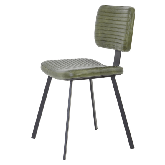 Eetkamerstoel Masana leer zand van het woonmerk Light & Living