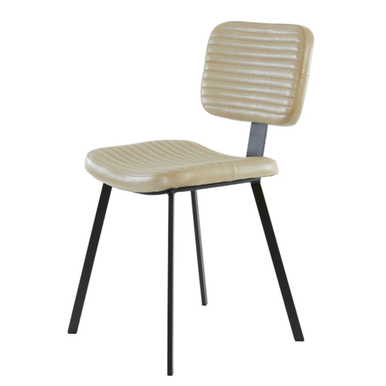 Eetkamerstoel Masana leer van het woonmerk Light & Living