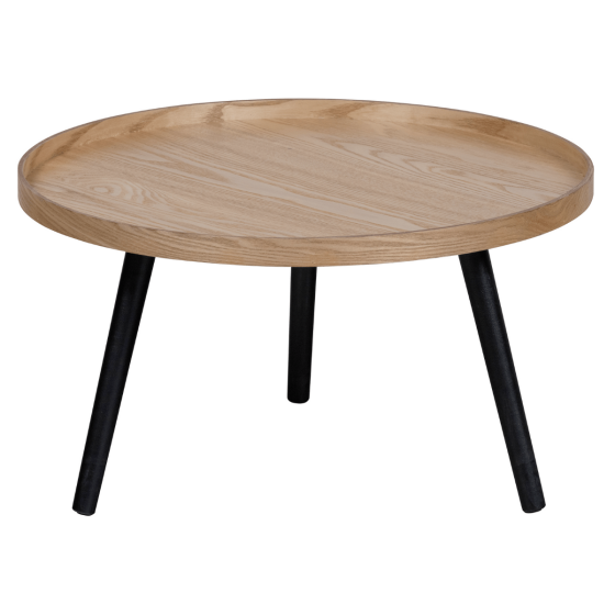 Bijzettafel Mesa Hout L Naturel 34xø60 van het woonmerk WOOOD