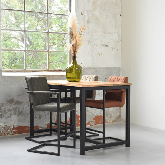 Denmark barstoel 65 cm microvezel