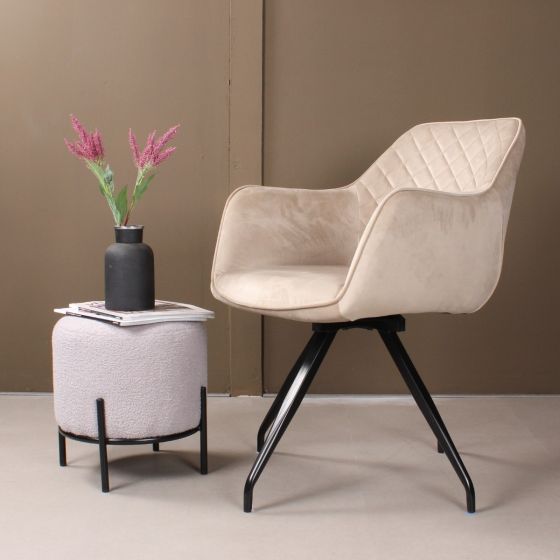 Romy 2.0 armstoel velours