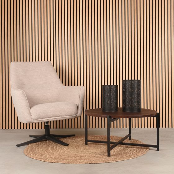 Salontafel Dox - espresso mangohout