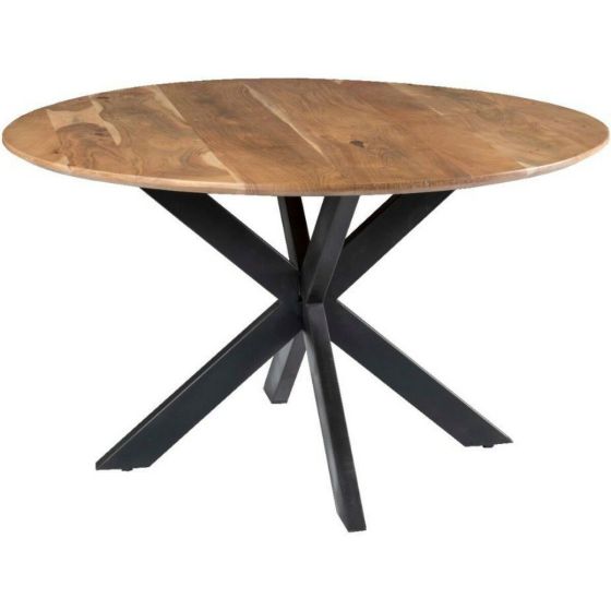 Eettafel Oslo Rond Naturel 130 cm - Outlet A