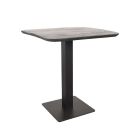 Restauranttafel 70x70x74 cm - sloppy edge - zwart