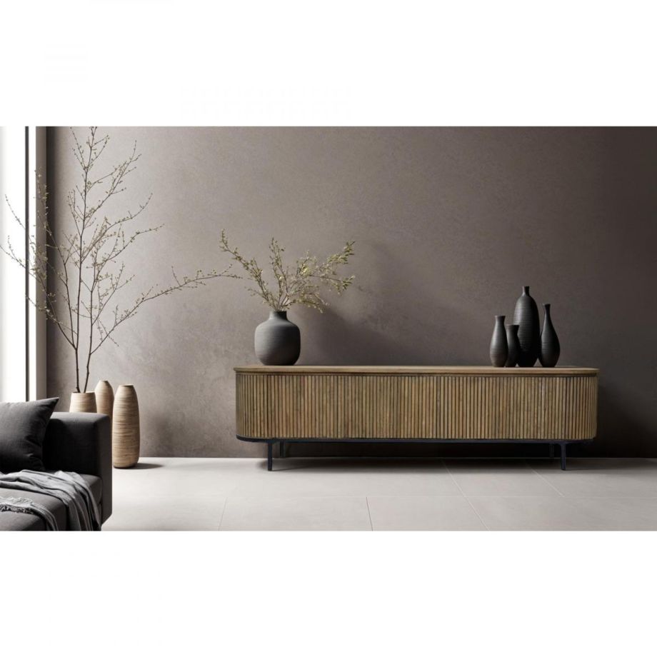 Livingfurn Lausanne tv-meubels 210 cm - naturel