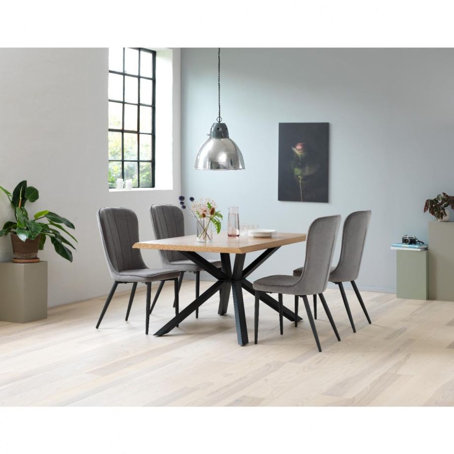 Nordic Home Olan eiken eettafel - 90x160 cm