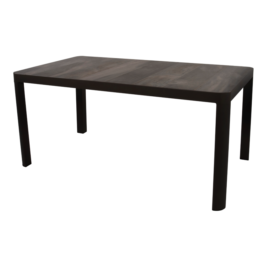 Tuintafel Castilla nuance 160x90 cm - antraciet