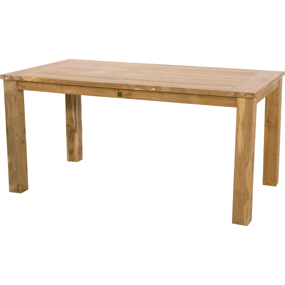 Tuintafel recycled teak 180x90 cm - naturel