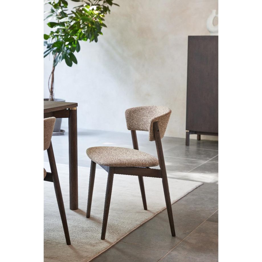 Nordic Home Stella armstoel - bruin