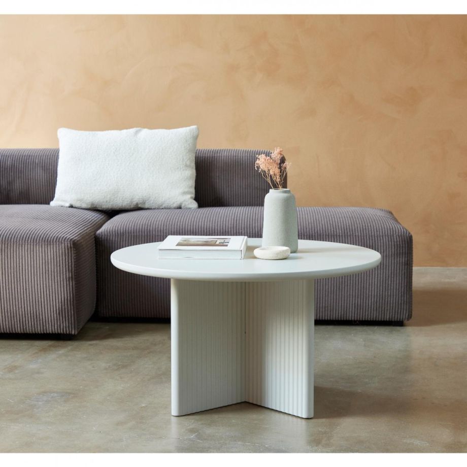 Nordic Home Perry salontafel Ø80 cm - greige