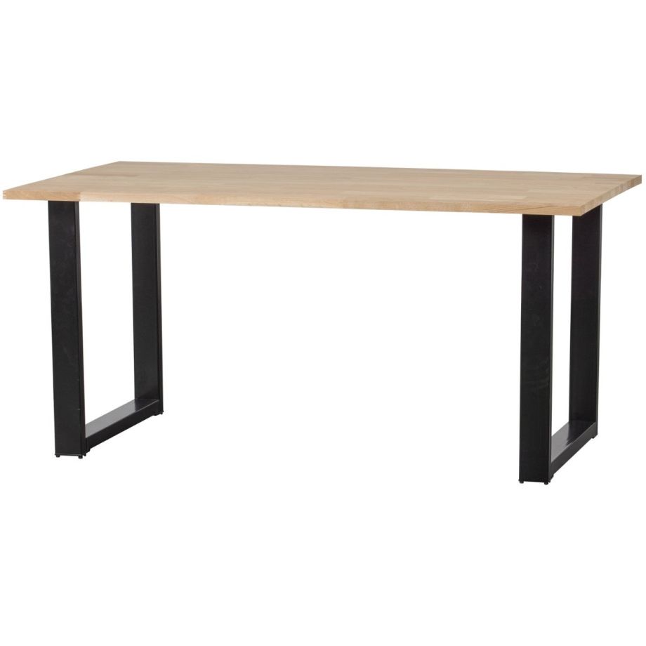 Woood Combi-Tablo eiken 160x90 cm + U-poot