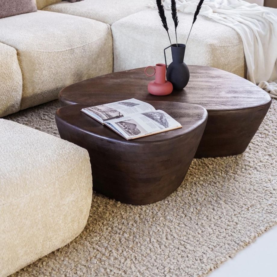 Eleonora Organische salontafel Mila - 70x53x35 cm