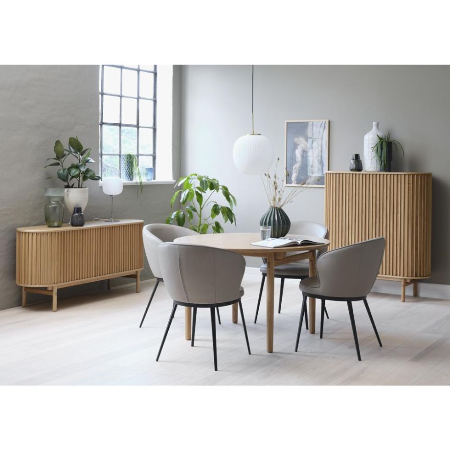 Nordic Home Leif ronde eiken eettafel - Ø120 cm - naturel