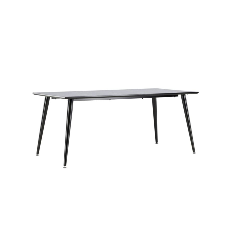 Svea Pura rechthoekige eettafel - 180 x 90 cm - zwart