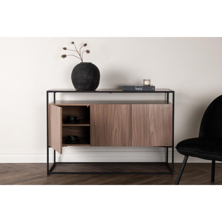 Svea Soko dressoir - 120 cm - walnoot