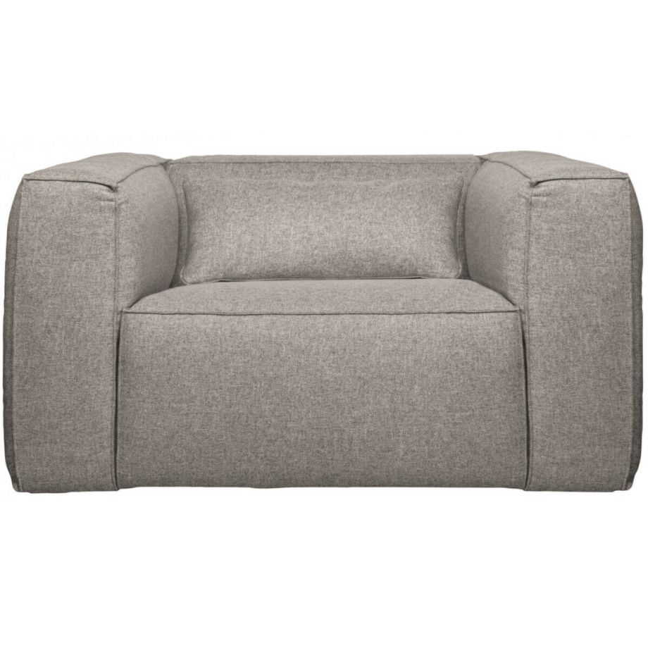 Woood Fauteuil Bean Incl. Kussen Lichtgrijs Gemeleerd