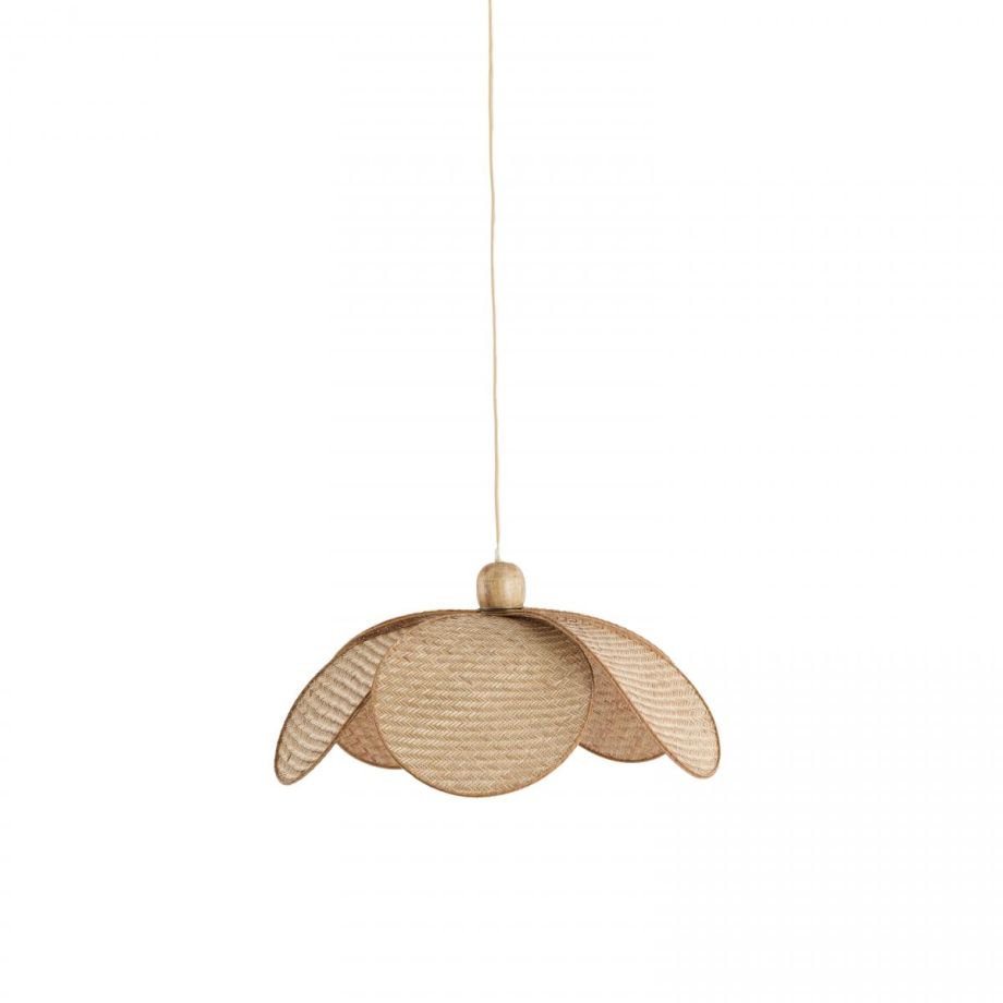 Light & Living Lavrio hanglamp Ø48x29 cm - webbing naturel/hout
