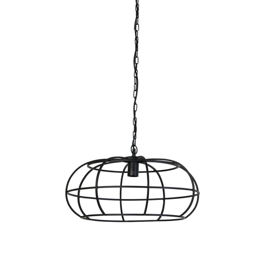 Light & Living Imelda hanglamp Ø53x28 cm - mat zwart