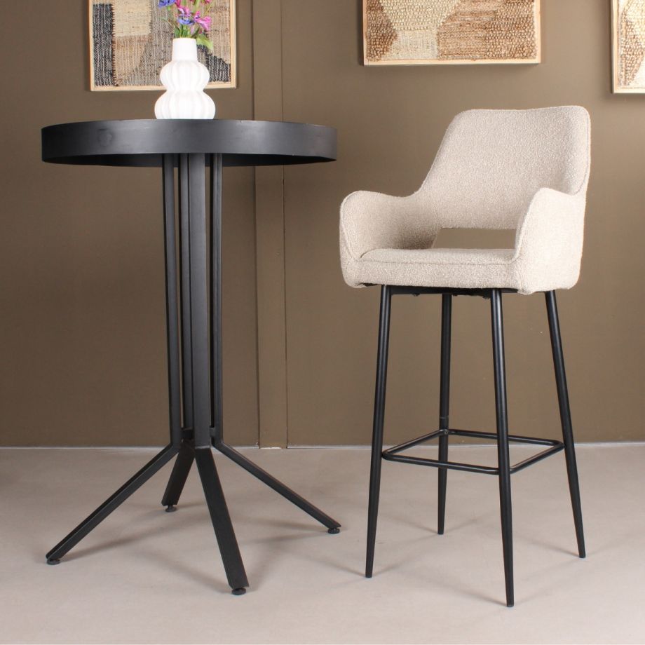 DS4U Lenon barkruk bouclé 2.0 - 75 cm