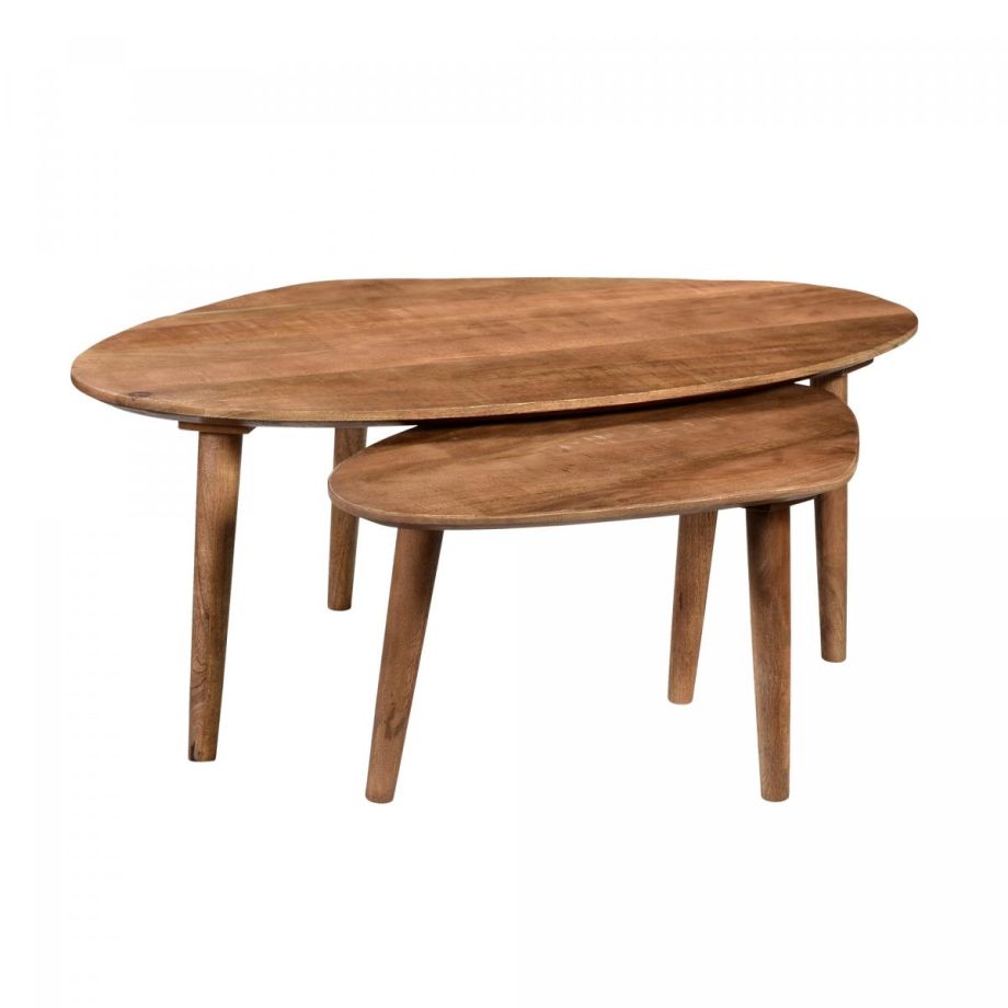 Livingfurn Xavier organische salontafels - set van 2